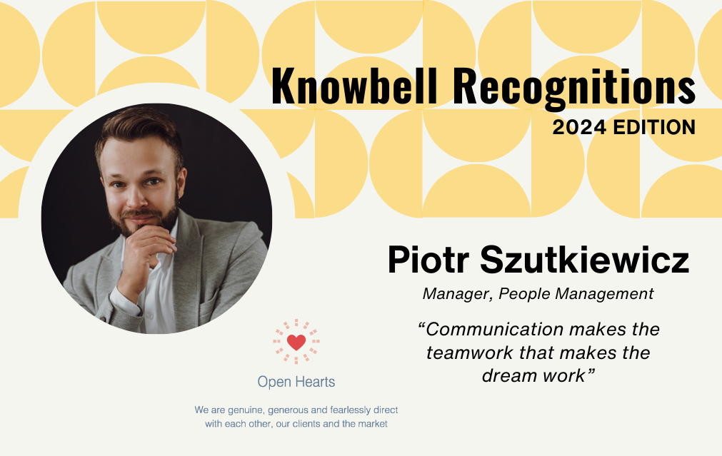 KnowbellPrize Piotr Szutkiewicz